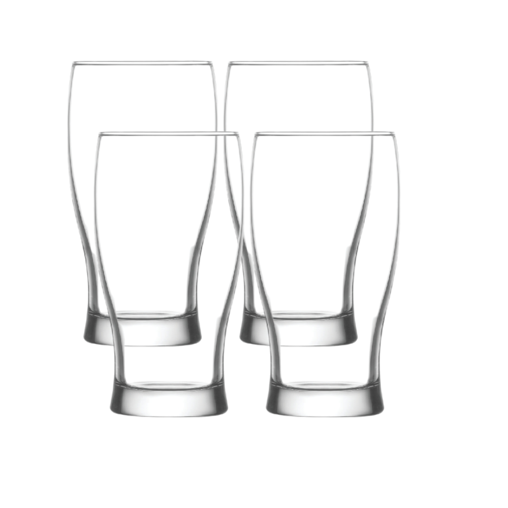 BELEK HALF DRAUGHT BEER GLASS 380ML (SET OF 4)