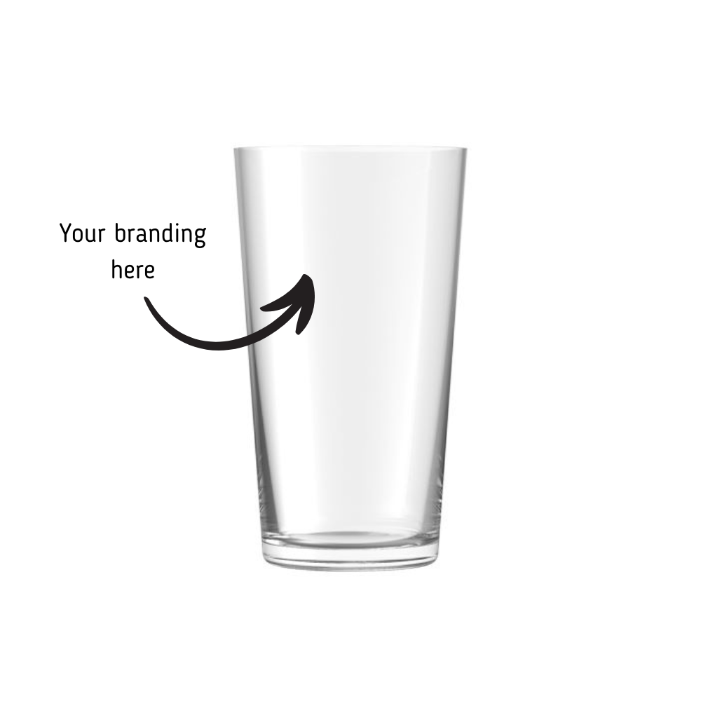 CONICAL DRAUGHT 570ML WITH CUSTOM BRANDING