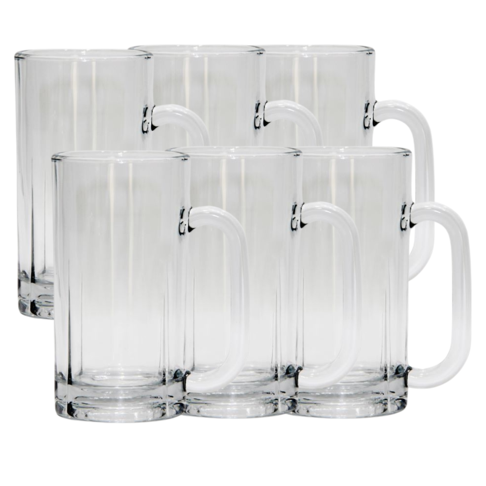 DOMINGO BEER MUG 520ML (SET OF 6)