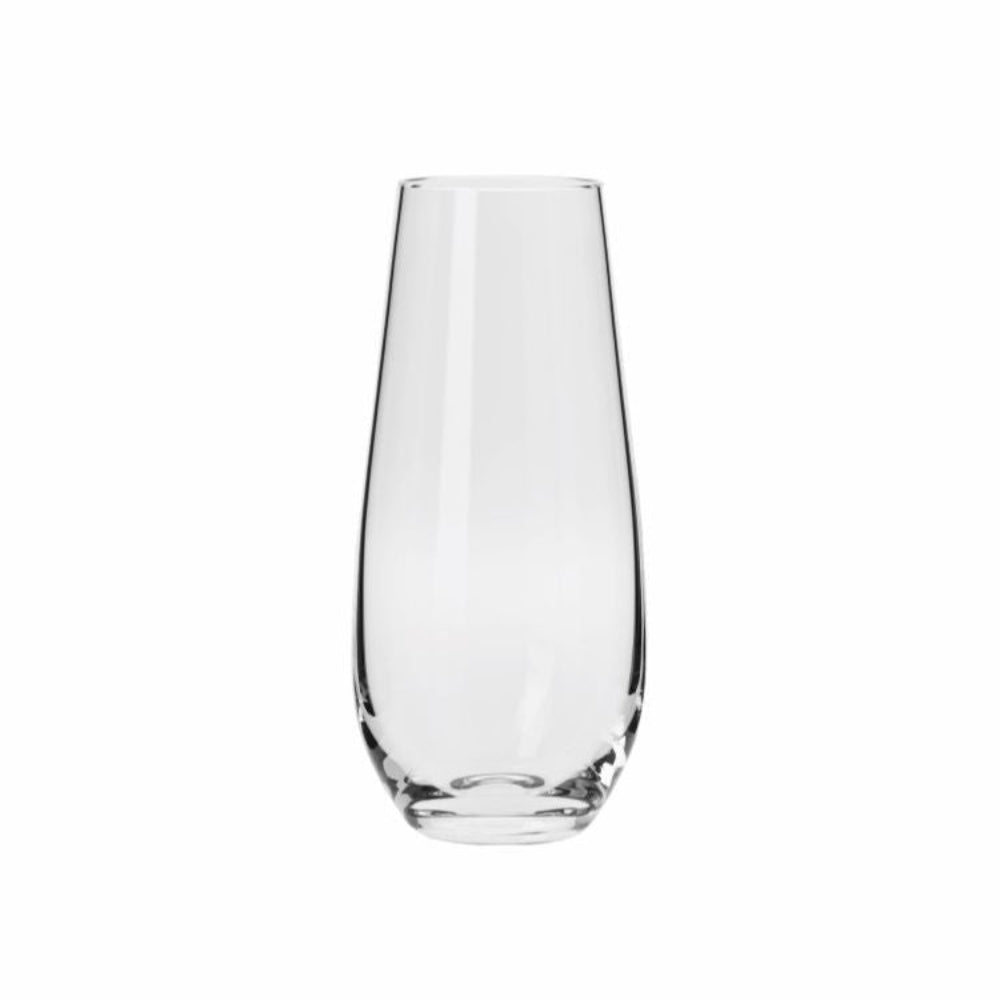CRYSTAL STEMLESS BUBBLY FLUTE GLASS 230ML WITH CUSTOM BRANDING