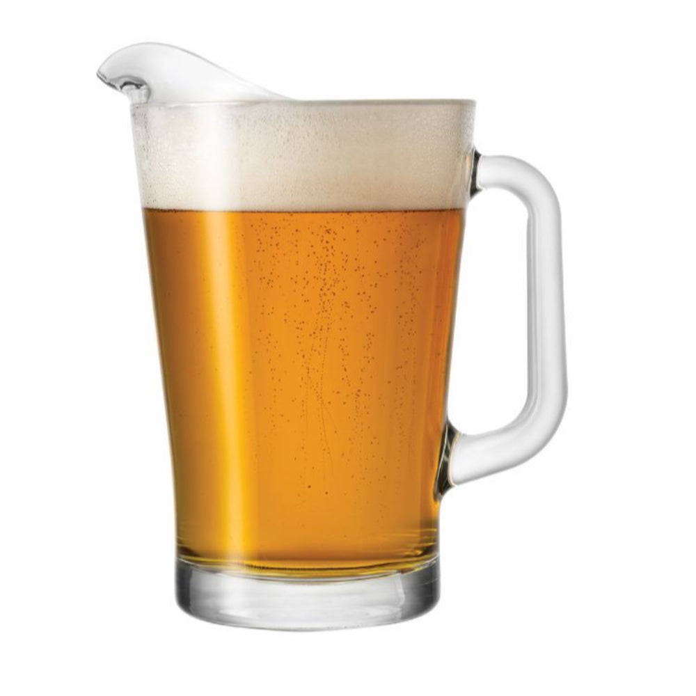 CRYSTAL JUG WITH V-LINE 1.3 LITRE