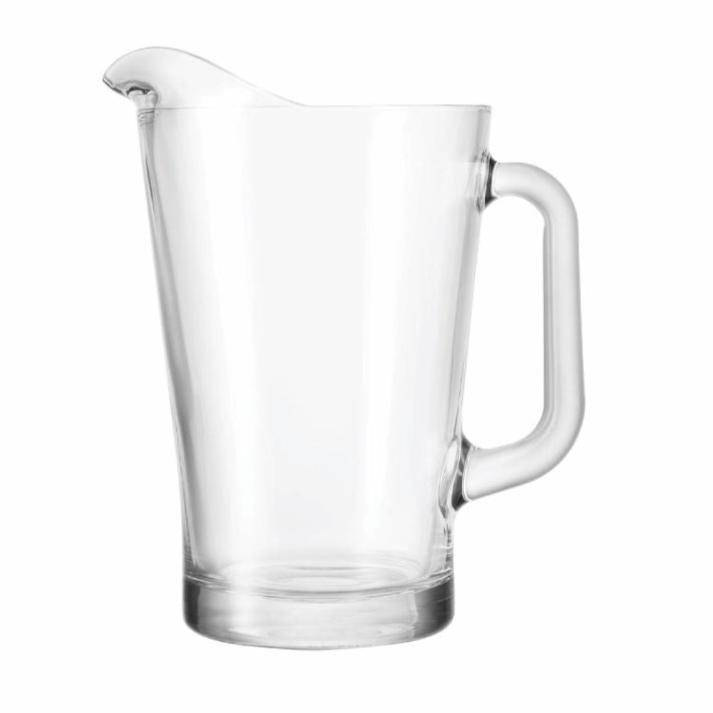 CRYSTAL JUG WITH V-LINE 1.3 LITRE