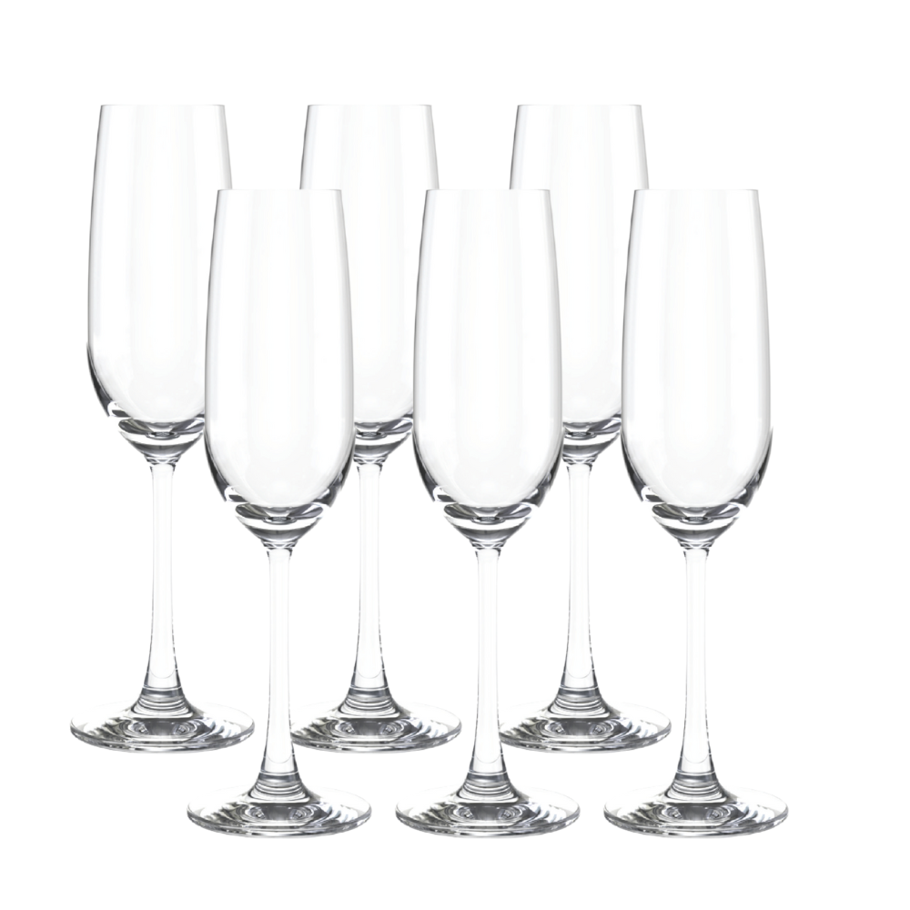 MADISON BUBBLY GLASS 210ML (SET OF 6)