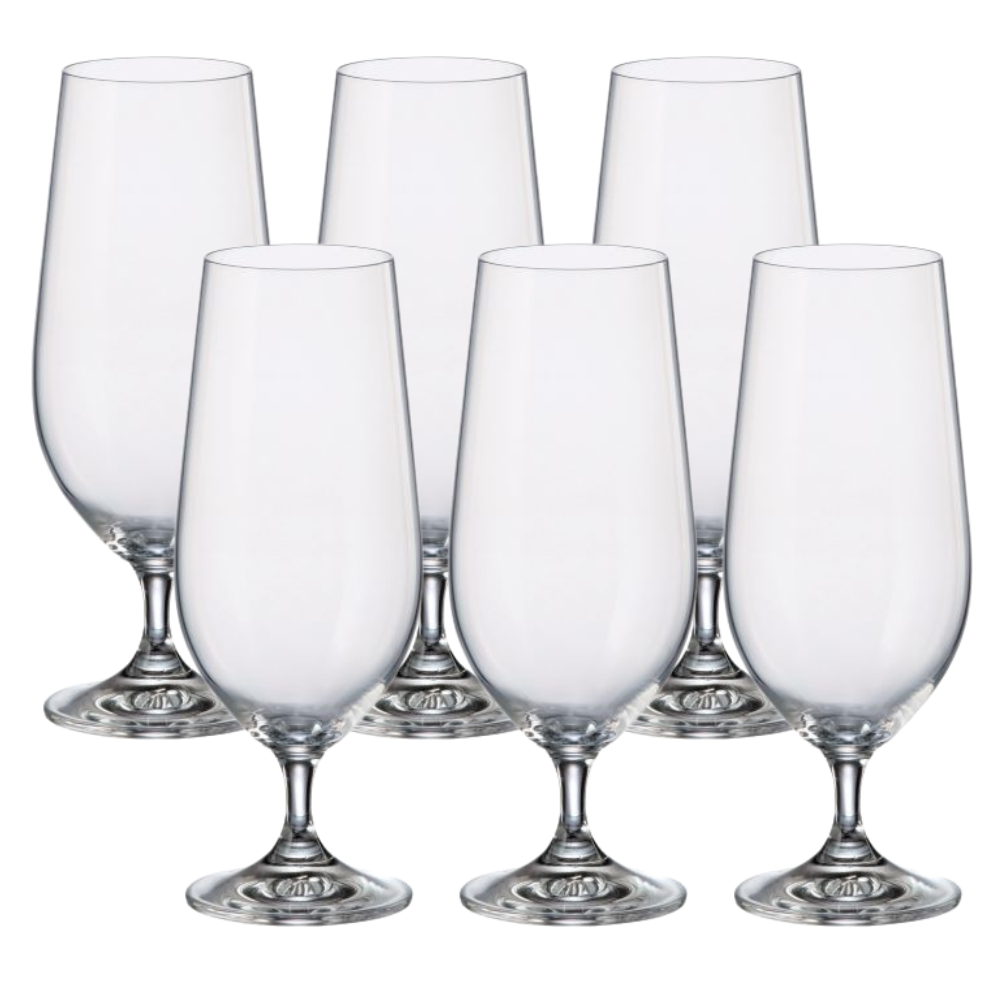 MARTINA / LARA STEMMED BEER 380ML (SET OF 6)