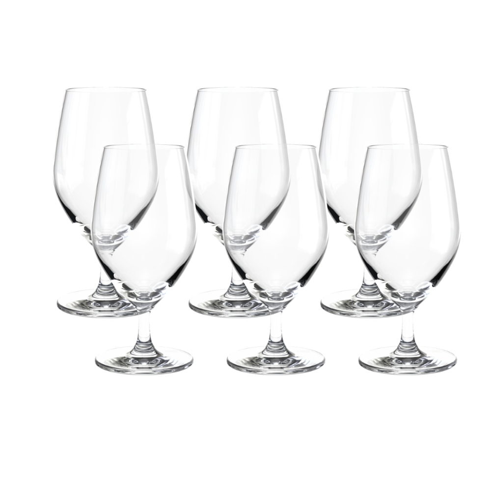 SANTE WATER / STEMMED BEER 405ML (SET OF 6)