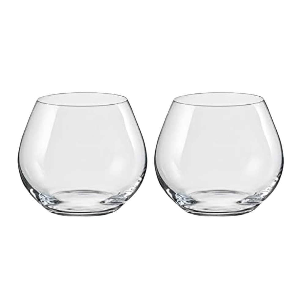 AMOROSO STEMLESS BRANDY GLASS 340ML (SET OF 2)