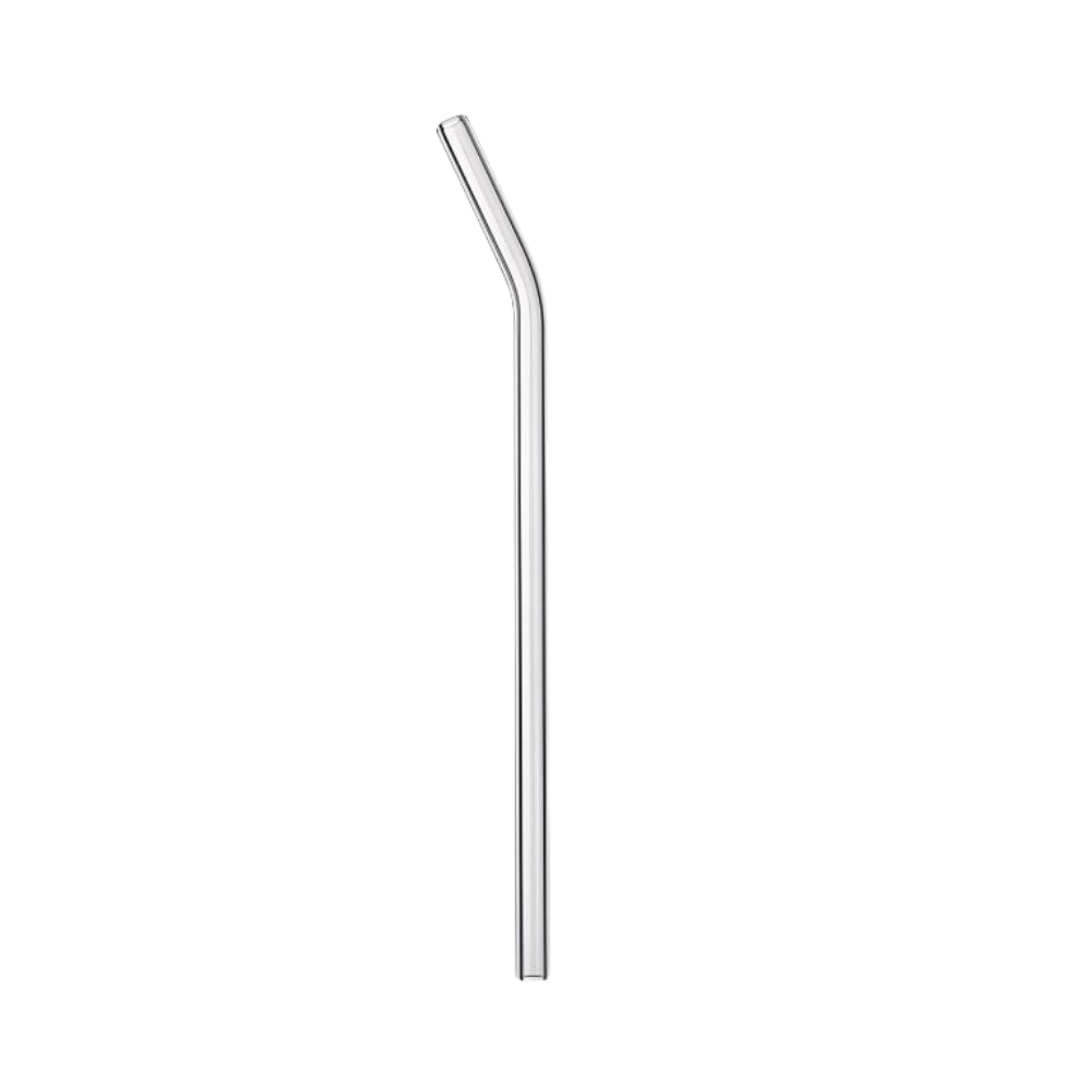 GLASS STRAW WITH KINK (SET OF 4)
