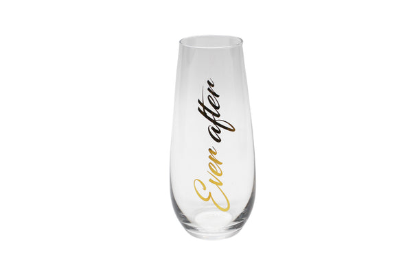 STEMLESS CHAMPAGNE SET | HAPPILY & HITCHED