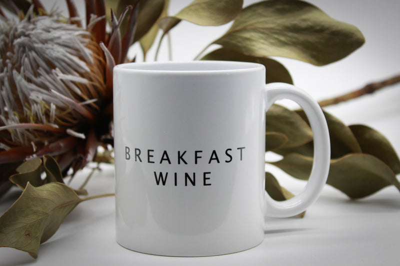 Breakfast wine mug - white