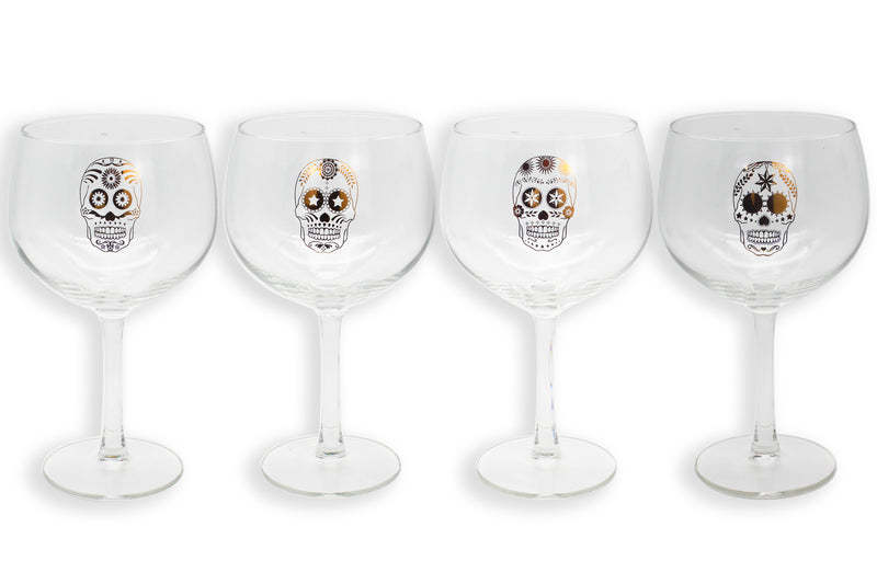 G&T GOBLET SET | SKULLS