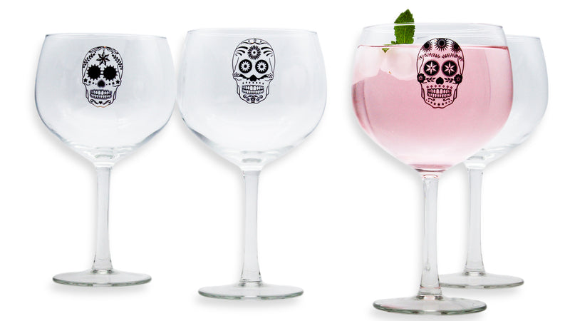 G&T GOBLET SET | SKULLS