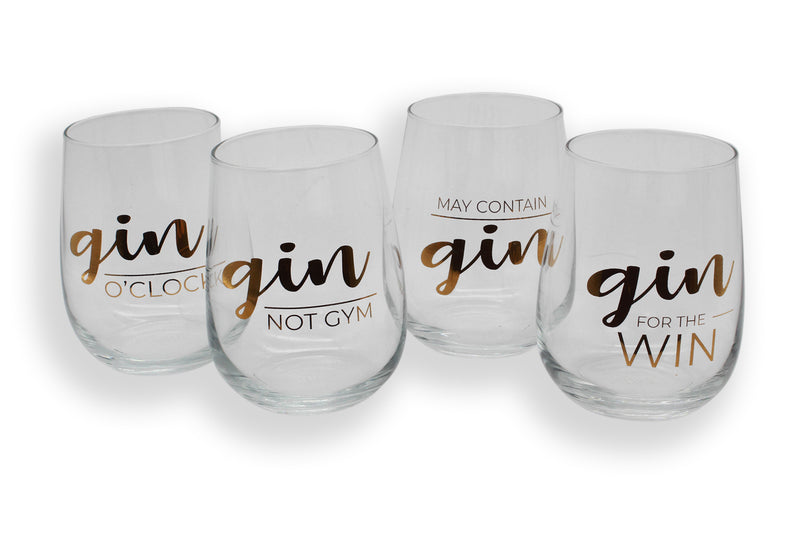 STEMLESS GLASS SET | GIN CLUB